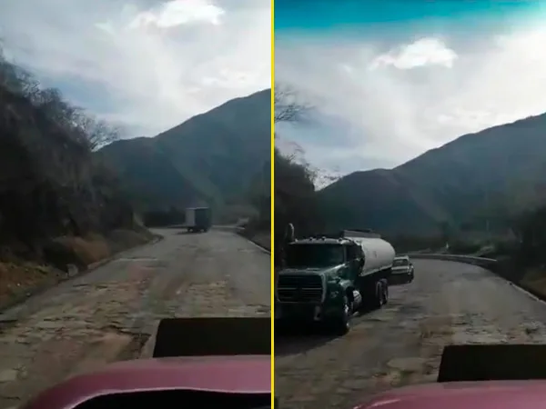 Mal estado de la vía panamericana