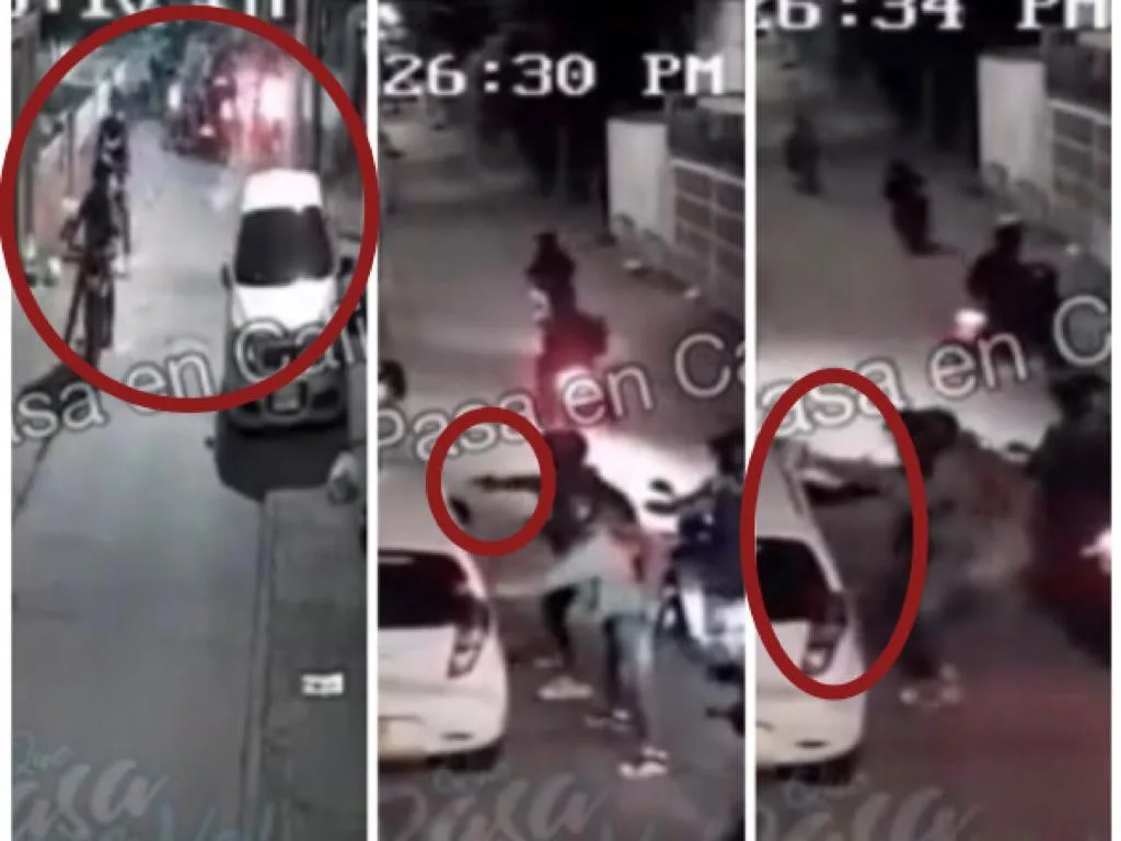 De la rabia, los ladrones le agarraron el carro a patadas pero no pudieron robar en Cali