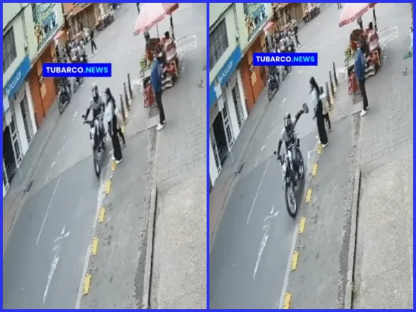 El robo en motocicleta en Pasto sigue siendo frecuente y preocupante para la comunidad, a plena luz del día les arrebataron el bolso a una mujer y su hija.