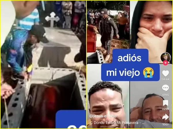Drama familiar: salieron de su país para mejorar su situación y les tocó sepultar a su padre por vídeollamada
