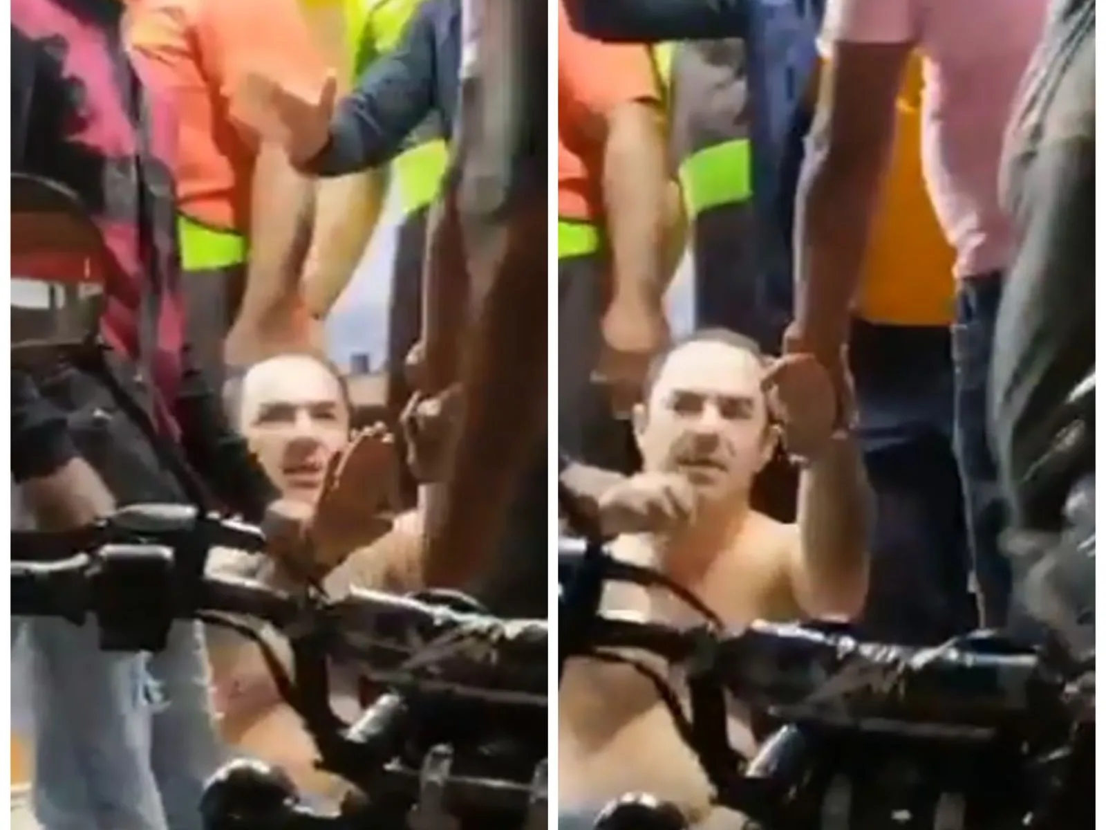 Casi linchan a concejal, lo confundieron con conductor que atropelló y mató a una mujer en Santander