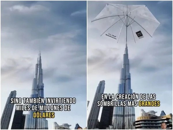 Sombrillas gigantes, la innovadora solución de Arabia Saudita ante las olas de calor