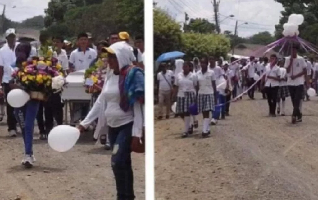 Triste adiós a dos niñas que murieron por descarga eléctrica, cayeron sobre una cerca de una finca