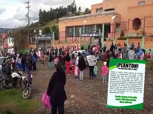 Hoy habrá plantón en Pasto para exigir que no cierren jardín infantil con 300 niños