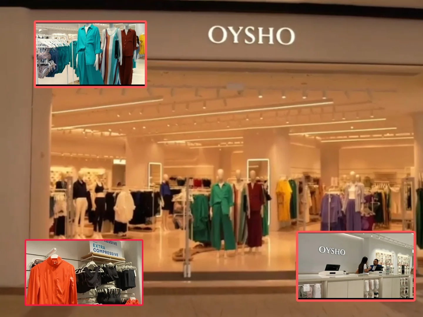 Oysho con ropa sport, casual y hasta con responsabilidad social y medioambiental: la variedad que llegó a Jardín Plaza en Cali