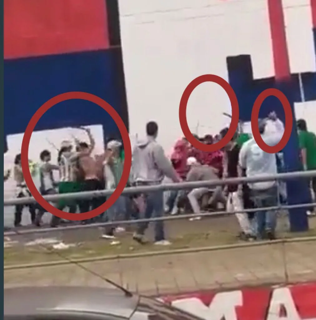 emboscaron con machetes hinchas Nacional