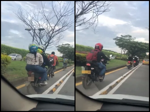 "Ni con tránsito respetan": Invasiones del bicicarril de la 44 continúan, campañas educativas no han sido suficientes