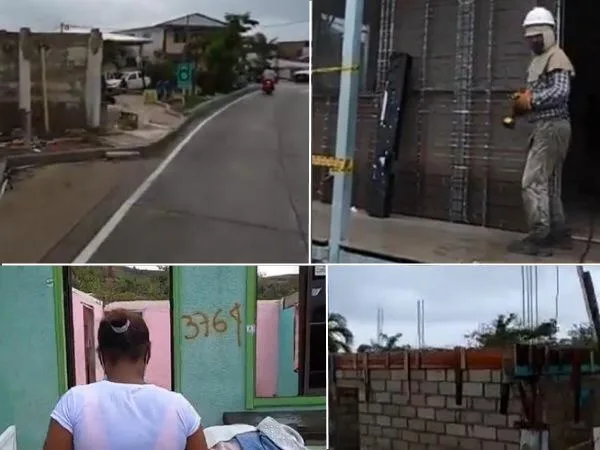 San Andrés en alerta amarilla por lluvias y la reconstrucción no avanza, gente duerme en carpas y casas sin techos