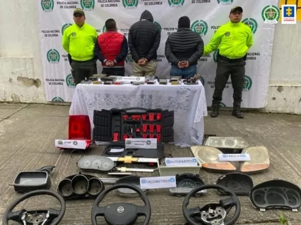 "A Los Samurái se les acabó el negocio": Según la Policía vendían repuestos de carros robados en el centro de Pasto
