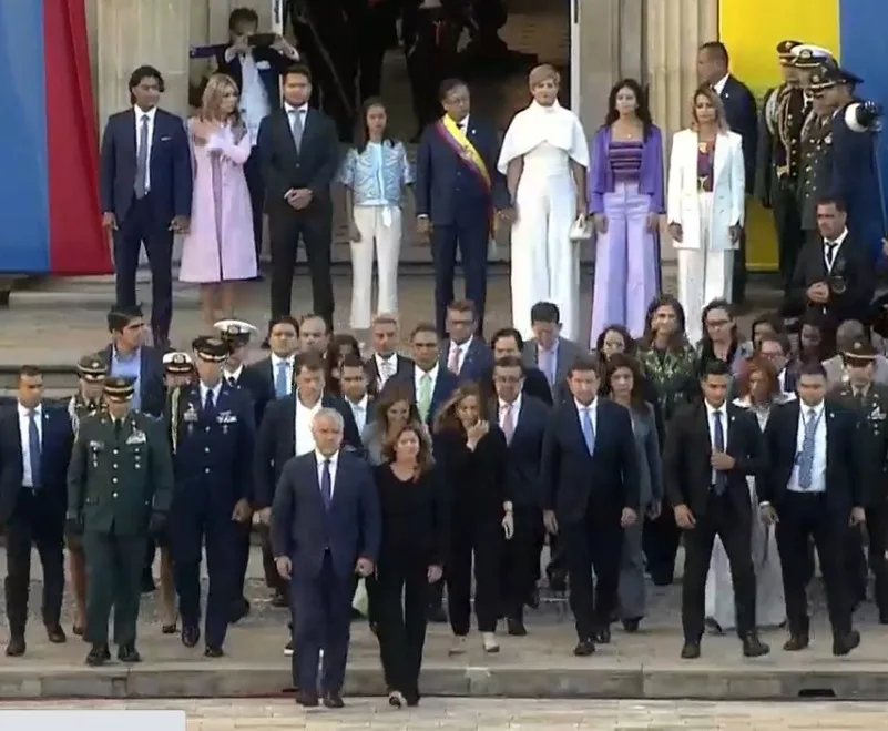 “Este es el Gobierno del cambio, la Vida y de la Paz”: Gustavo Petro en su llegada a la Casa de Nariño