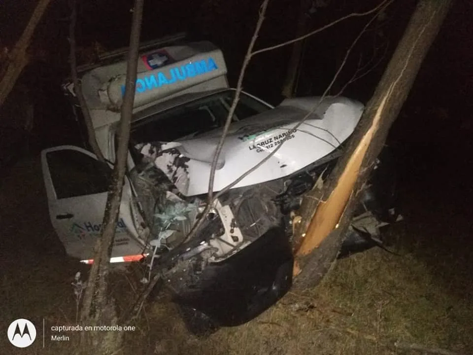 ambulancia se fue al abismo en Nariño