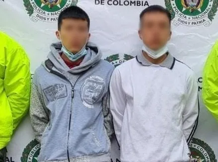 Los presuntos responsables fueron identificados como Milton Mauricio V.  y Brayan Danilo M