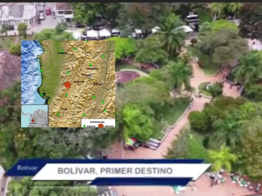 Tembló en Bolívar, Valle, y la magnitud superó los 4 grados