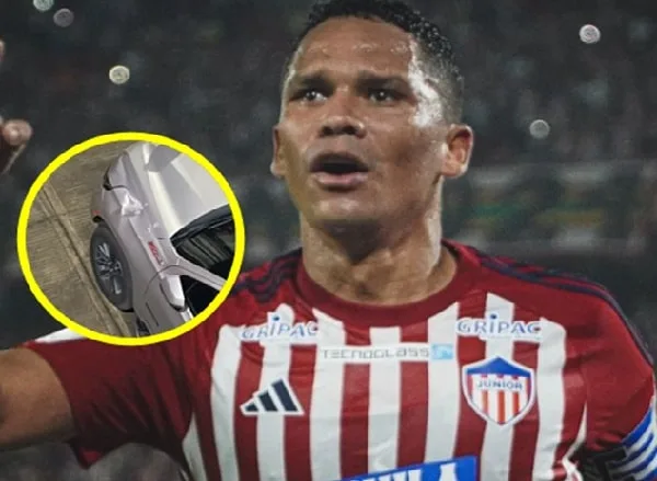 Carlos Bacca, jugador del Junior de Barranquilla.