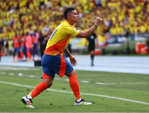 James Rodríguez, jugador de la Selección Colombia.