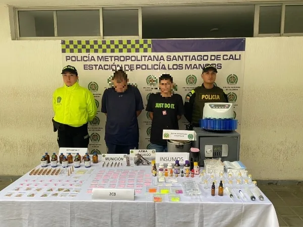 «No preparaban almuerzos»: Cae un laboratorio de drogas sintéticas en Cali
