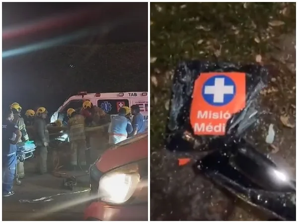 Nuevamente una ambulancia involucrada en un accidente en Cali, al parecer llevaba un paciente