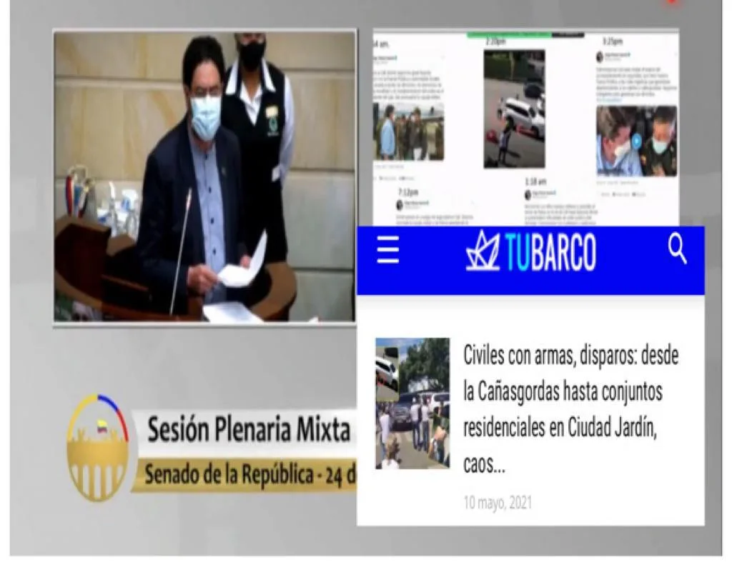 balacera sur de Cali reclamos Senado