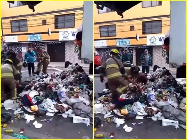 Habitante de calle se salvó de morir dentro de carro compactador por dormirse en contenedor de basura