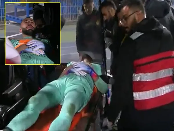 La grave fractura que sufrió David Ospina, tuvo que ser trasladado en ambulancia