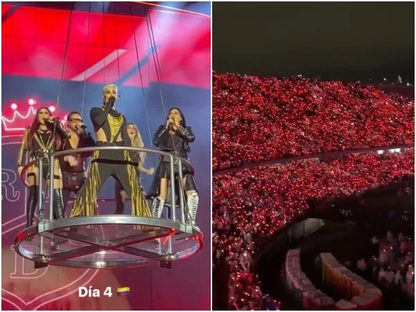 El reencuentro de una generación con RBD: Más de 50 mil personas llegaron a Medellín para los conciertos