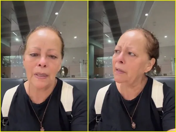 La madre reflejaba su profunda decepción y dolor; "A mí nunca se me olvidó ella en alguna parte", expresó tras lo ocurrido con su hija en el aeropuerto.