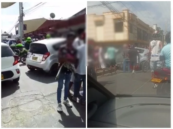 Varios disparos impactaron contra "el conductor del carro gris", este martes en Soledad