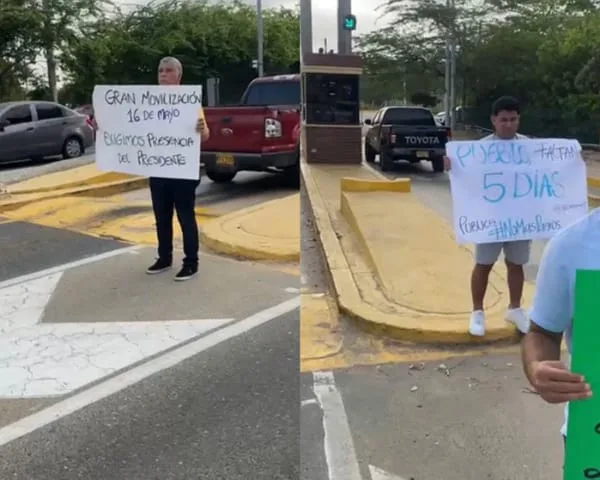"Que cumpla el Gobierno", aún no hay cobros en el paaje de Papiros y los trancones son enormes