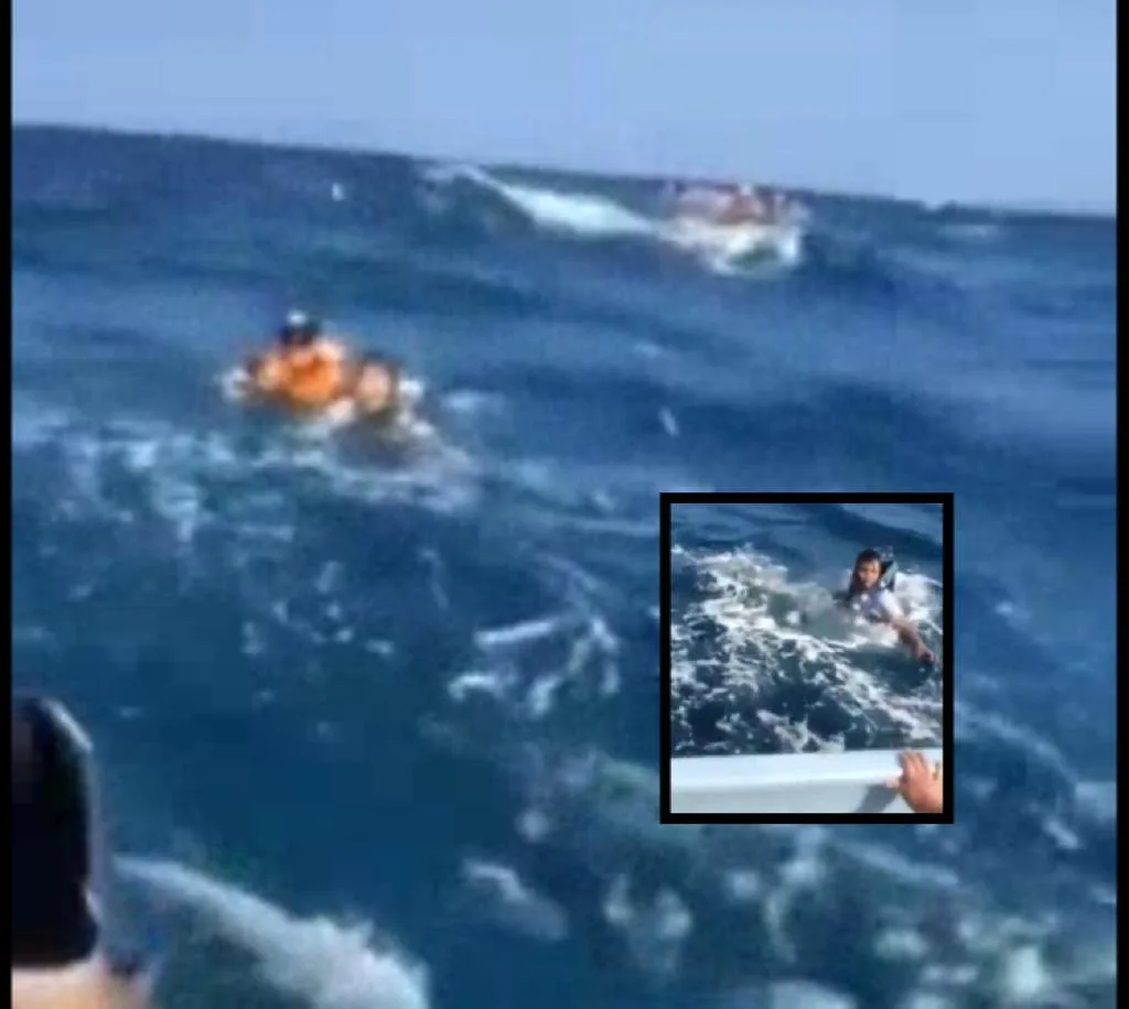 El mar estaba 'picado' pero ayudaron a rescatar a varios náufragos en Santa Marta, dos turistas murieron