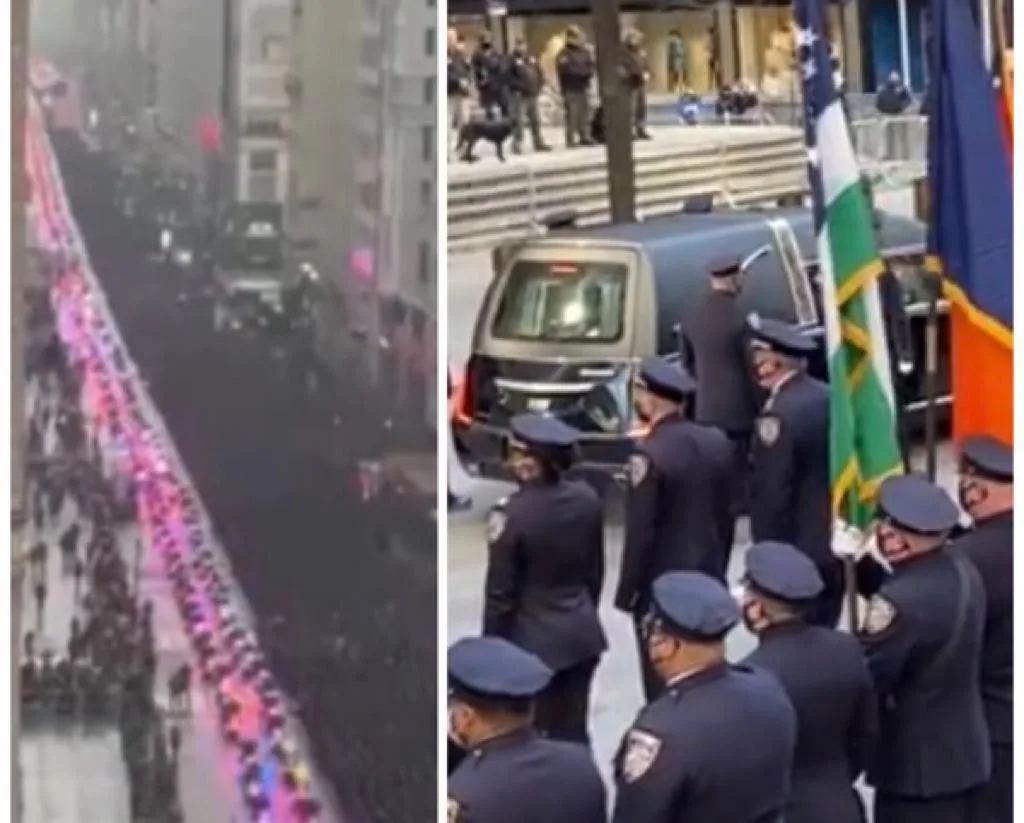 policías en New York