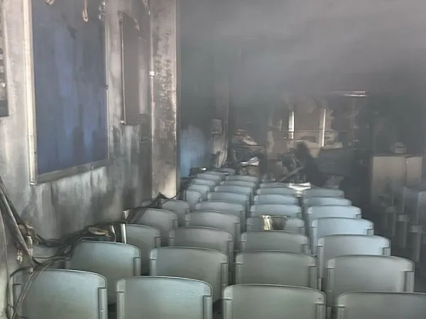 Sede de Cajacopi incendiada.