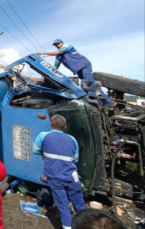 El conductor fue llevado