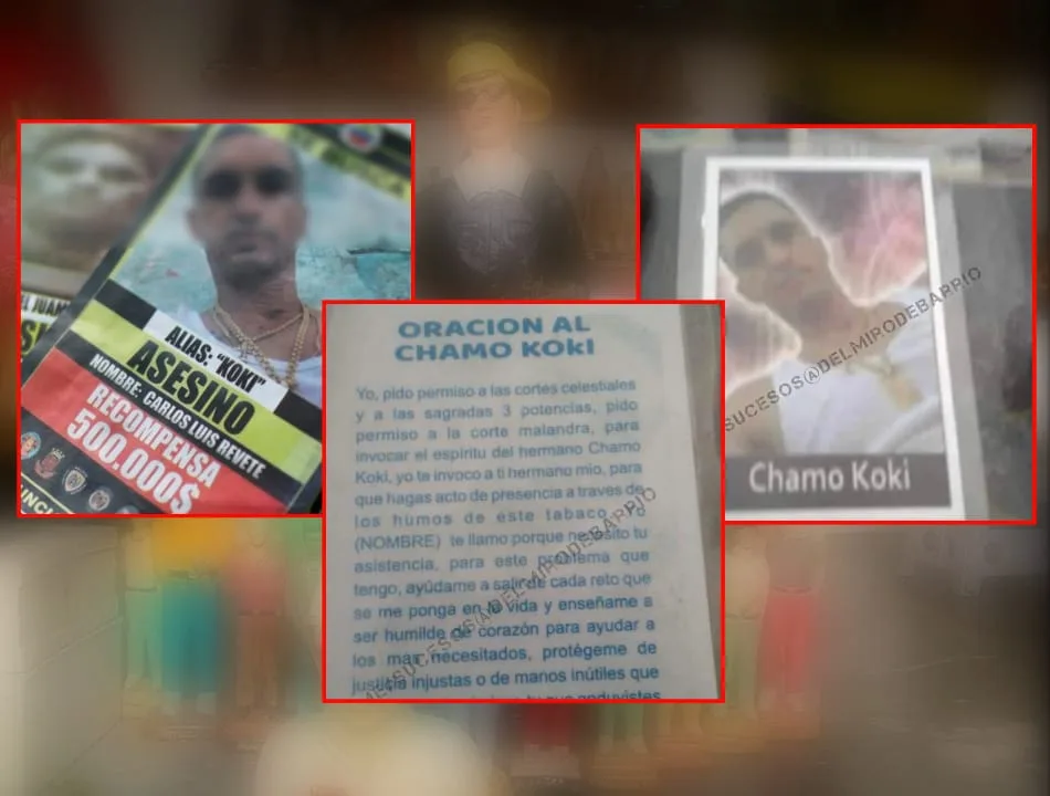 'Chamo Koki', temido delincuente venezolano que fue abatido y que ahora veneran, oran e invocan su espíritu
