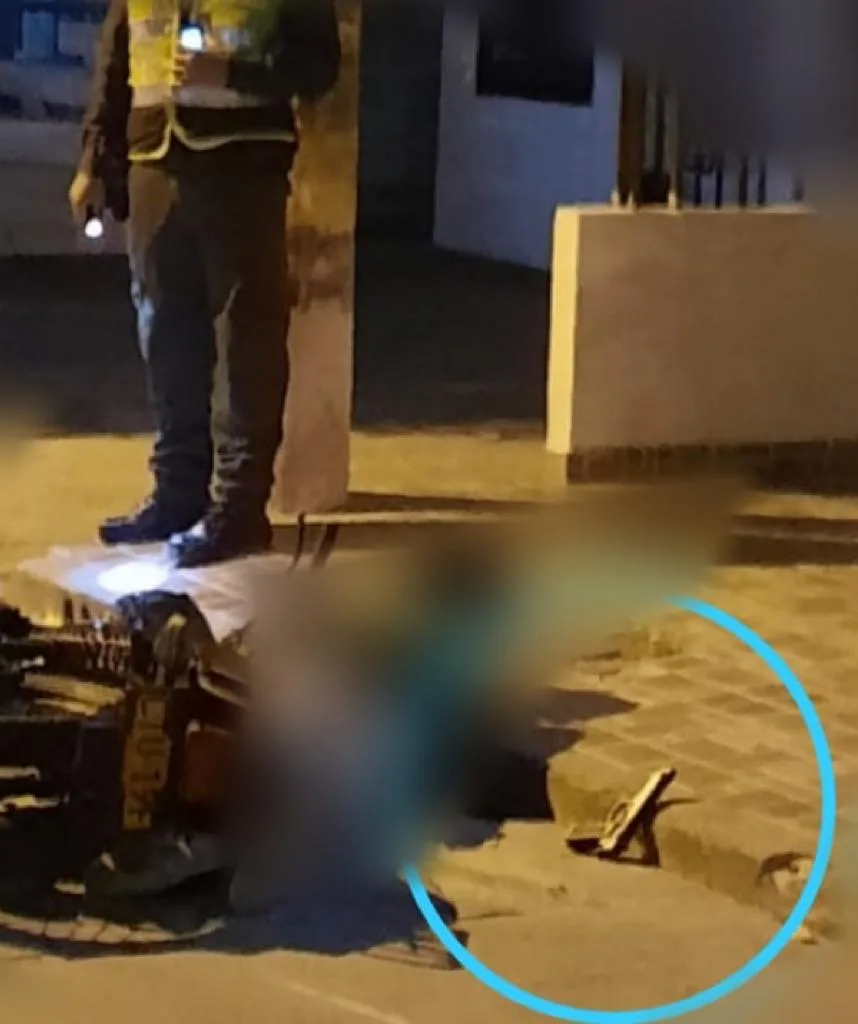 se estrelló en Puerto Colombia presunto ladrón