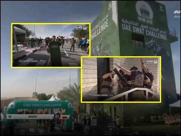 Policía de Colombia en la UAE SUAT CHALLENGE en Dubái: no estuvo entre los 10 mejores