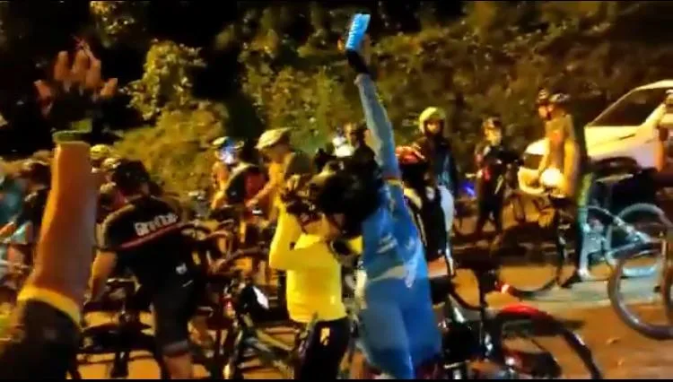 ciclistas robados en Cristo Rey