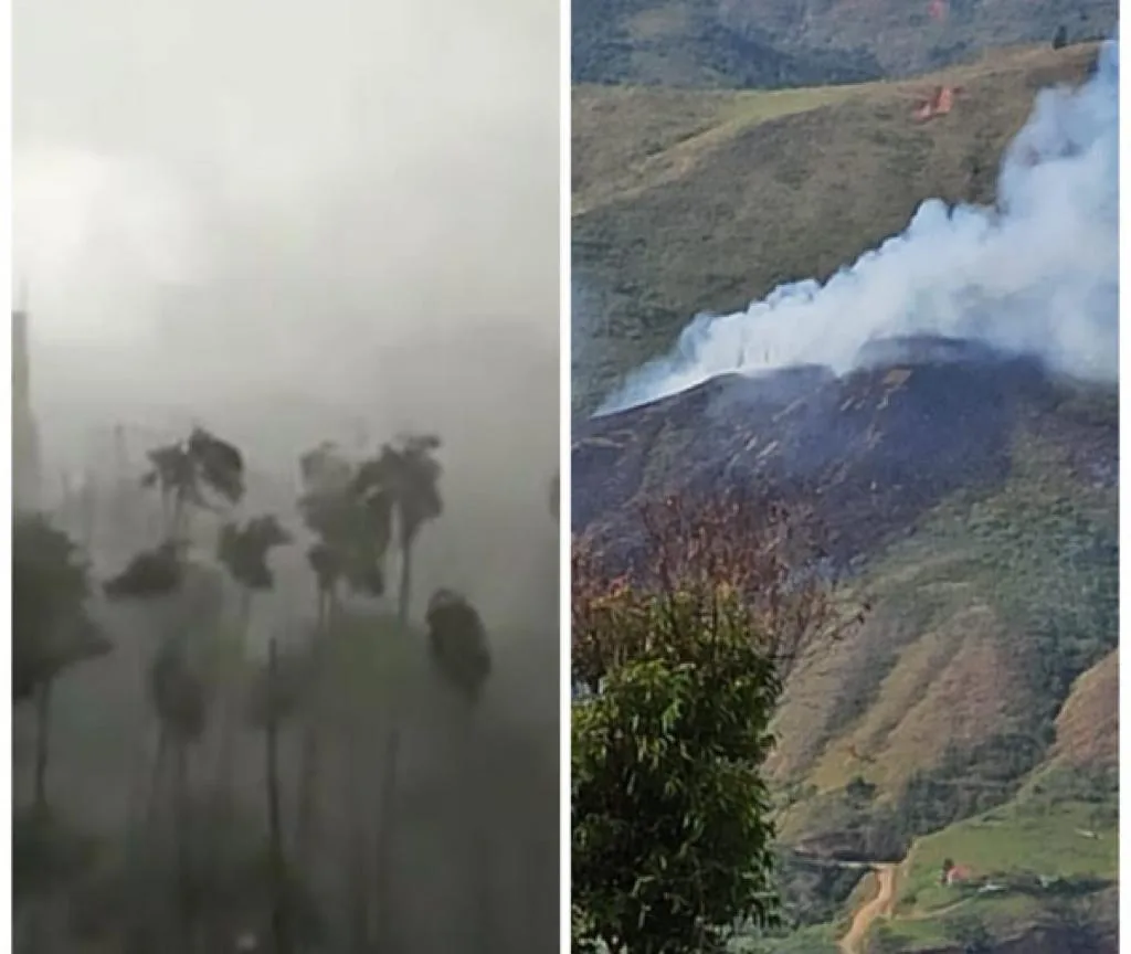 incendio forestal Yumbo Montañitas