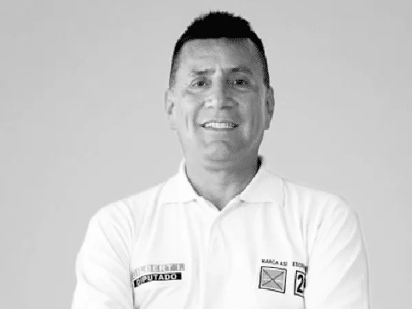 Gilbert Infante, candidato asesinado.