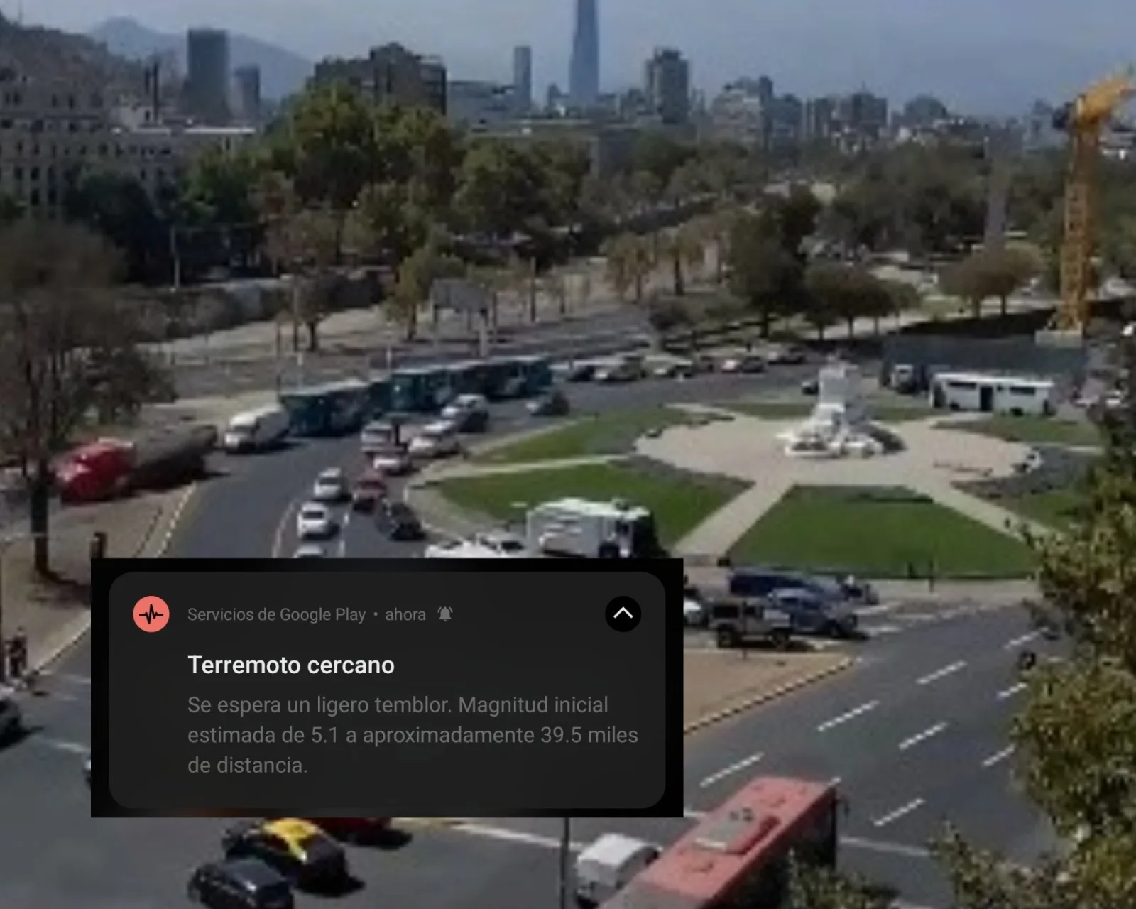 "Fue fuerte y con mucho ruído", el temblor en Chile de 5.5 de magnitud este martes