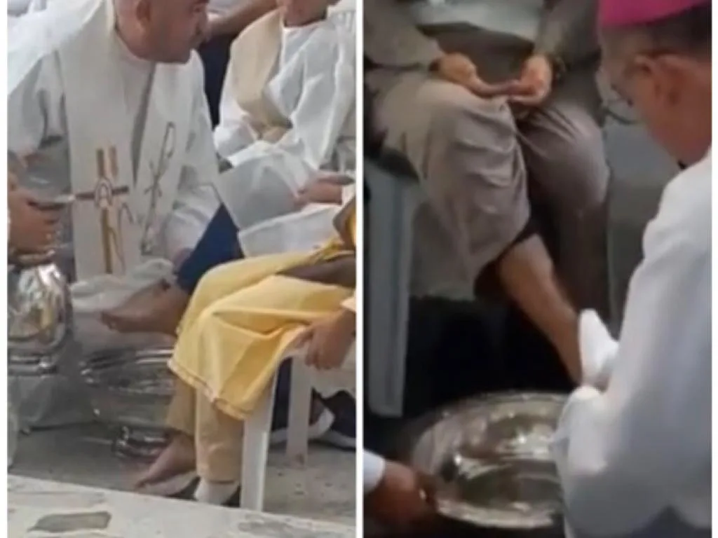 Lavatorio de pies, desde el Vaticano hasta iglesias de Cali se vivió este Jueves Santo