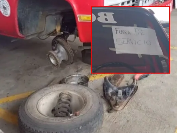 "Sin máquinas para atender emergencias": crisis en cuerpo de bomberos en Santa Elena, Cerrito-Valle