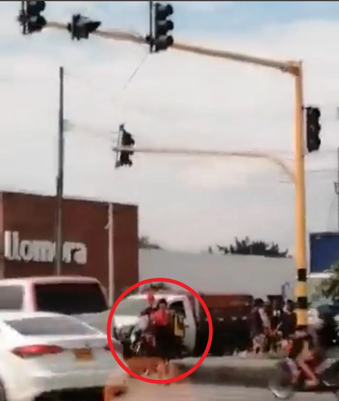 Semáforos dañados en Cali