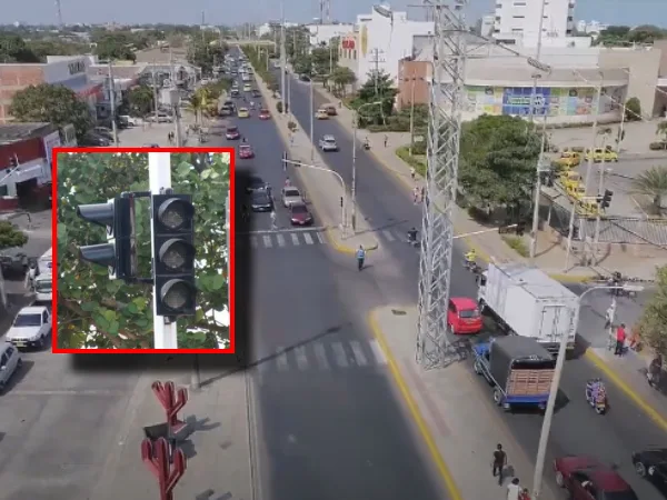 En Riohacha, Air-e dejó sin servicio eléctrico a la red de semáforos por falta de pago