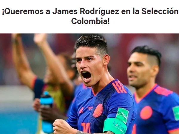 Selección Colombia James