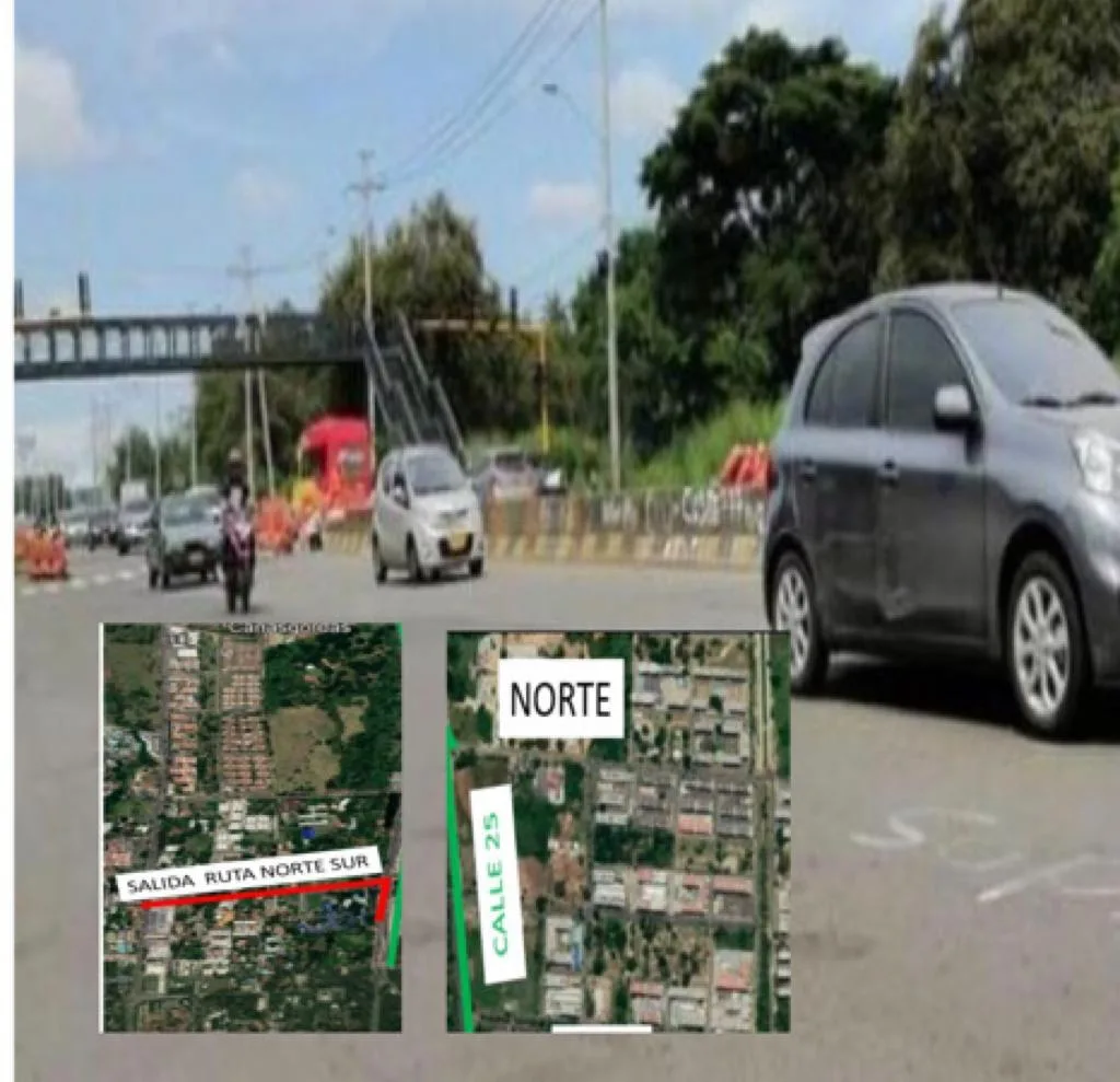puente peatonal Cali-Jamundí