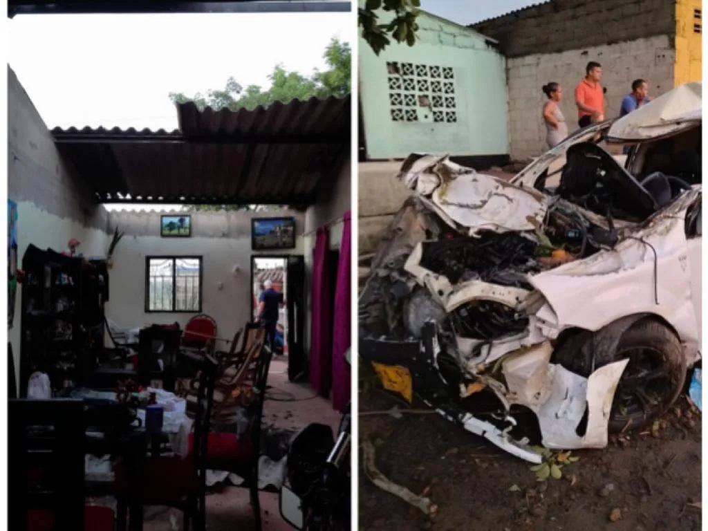 Vendaval dañó casas y carros en Malambo