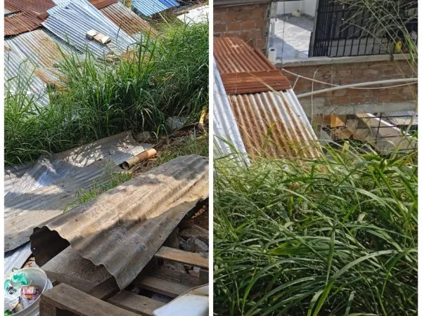 casa en peligro de derrumbarse en Cali Meléndez