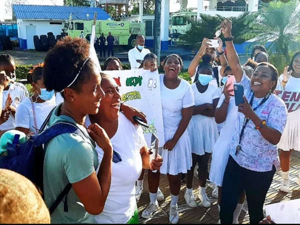 Tumaco: emotivo recibimiento a Martha Valeria, la Campeona Iberoamericana de Atletismo