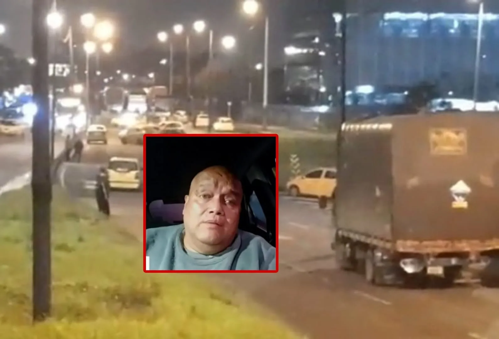 Porque "me entraron ganas de ir al baño": Taxista que causó 'trancón' en Bogotá