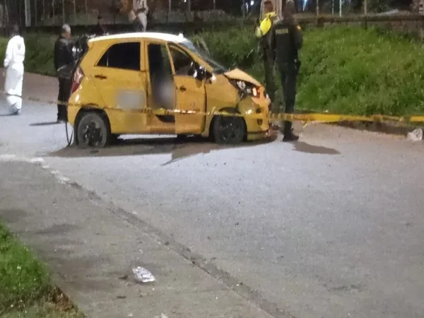 En Cali: taxista atacado en El Vallado chocó el carro para evitar el robo, murió por las heridas y hay un capturado